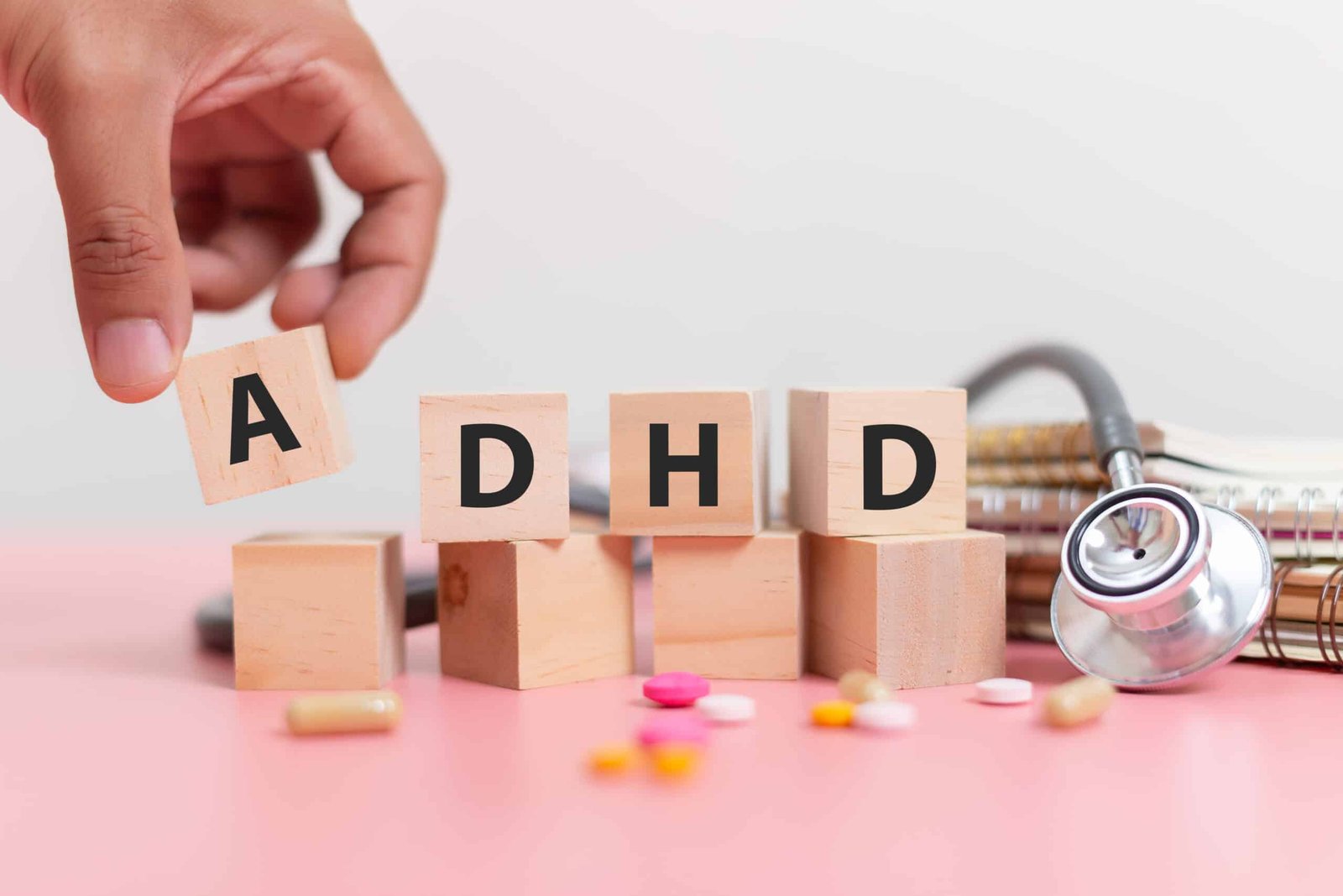 abbreviation-of-adhd-on-wood-cube